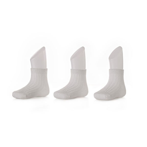 Obrázek Bambusové ponožky bílé XKKO