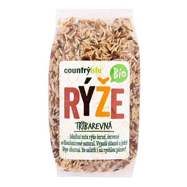 Obrázek Rýže tříbarevná natural 500 g COUNTRY LIFE 