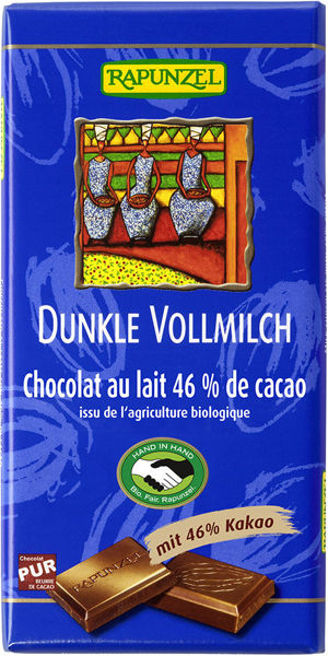 Obrázek Čokoláda hořko mléčná 100 g RAPUNZEL