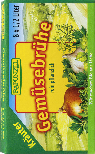 Obrázek Zeleninový vývar v kostce - bylinkový 84 g RAPUNZEL