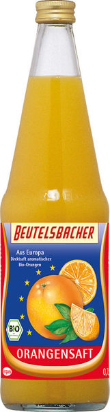 Obrázek Pomerančová šťáva 100% 0,7 l BEUTELSBACHER