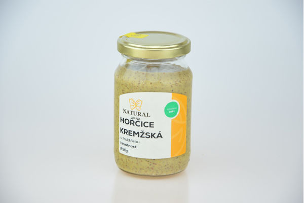Obrázek Hořčice kremžská s fruktózou 250 g NATURAL
