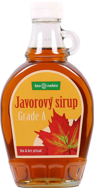 Obrázek Javorový sirup - Grade A 250 ml BIONEBIO
