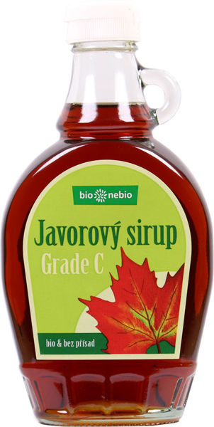 Obrázek Javorový sirup - Grade C 250 ml BIONEBIO