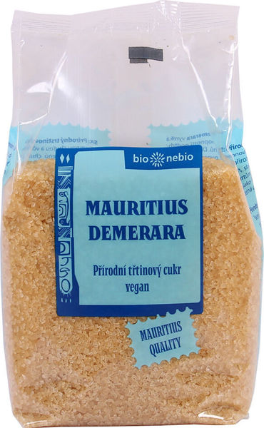 Obrázek Přírodní třtinový cukr - Mauritius demerara 500 g BIONEBIO