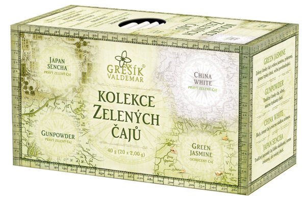 Obrázek Grešík Kolekce Zelených čajů 4 x 5 n.s.