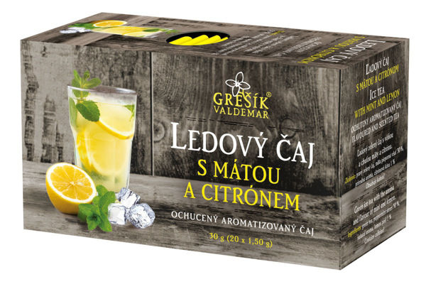 Obrázek Grešík Ledový čaj s mátou a citrónem 20 x 1,5 g