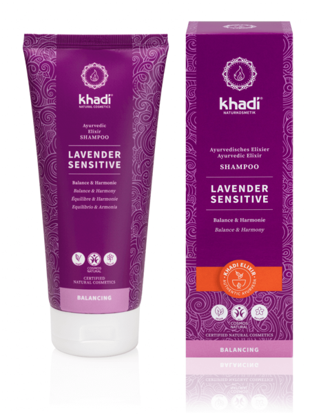Obrázek Elixír šampon Levandule sensitive 200 ml Khadi