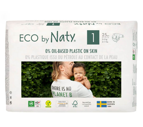 Obrázek Plenky Newborn 2-5 kg Eco by Naty