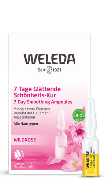 Obrázek Růžový pleťový olej v ampulích  WELEDA
