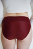 Obrázek Menstruační kalhotky vyšší s krajkou bordó Sayu