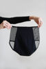 Obrázek Menstruační kalhotky s transparentními boky černé Sayu