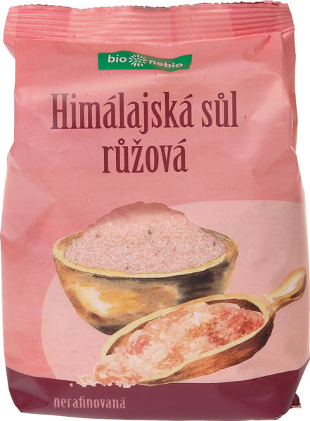 Obrázek Himálajská růžová sůl kamenná 500 g BIONEBIO