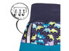 Obrázek Batolecí softshellové kalhoty bez zateplení Modrozelená aqua autíčka Unuo