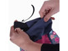 Obrázek Dětské softshellové kalhoty bez zateplení Malinová květinky Unuo