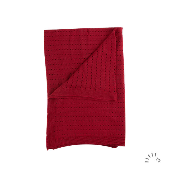 Obrázek Bavlněná deka Morgan červená Popolini