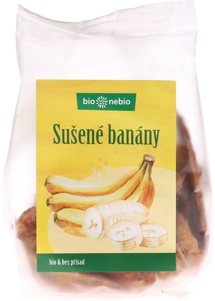 Obrázek Banány sušené 100 g BIONEBIO