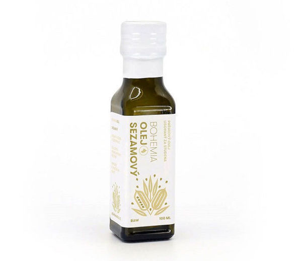 Obrázek RAW Sezamový olej 100 ml Bohemia olej