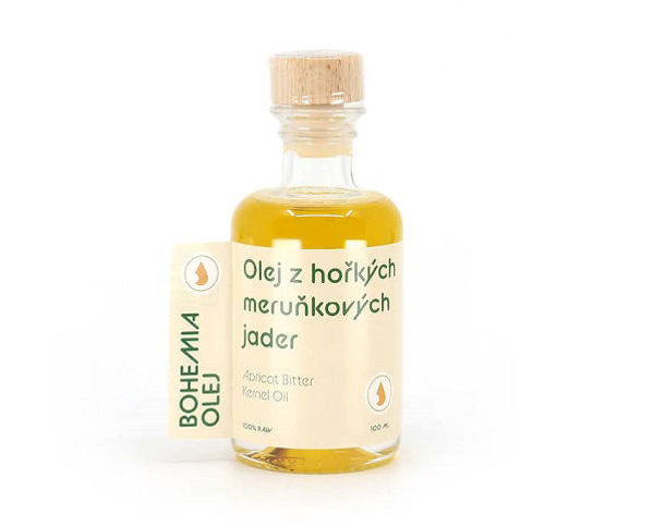 Obrázek RAW Olej z hořkých meruňkových jader 100 ml Bohemia olej