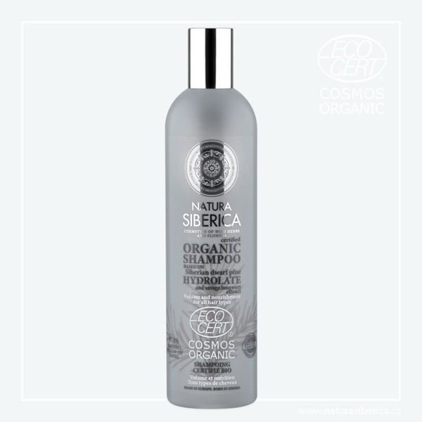 Obrázek Šampon pro všechny typy vlasů Objem a výživa 400 ml Natura Siberica