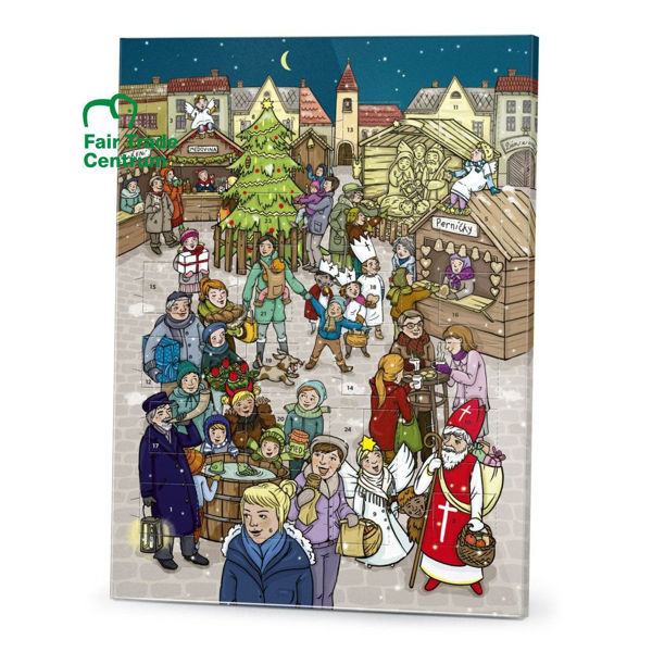 Obrázek Bio adventní kalendář s vánočními motivy Náměstí