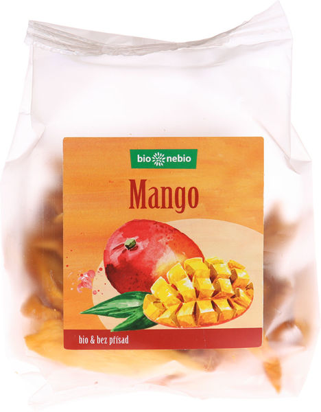 Obrázek Sušené mango plátky 80 g BIONEBIO