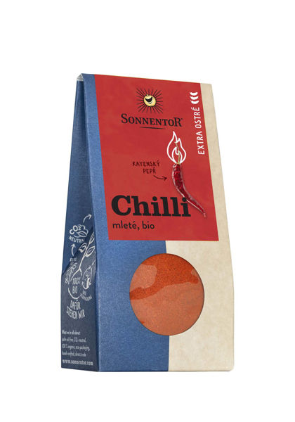 Obrázek Chilli, extra ostré, mleté (Kayenský pepř) 40 g SONNENTOR