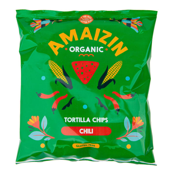 Obrázek Chipsy kukuřičné chilli 75 g AMAIZIN