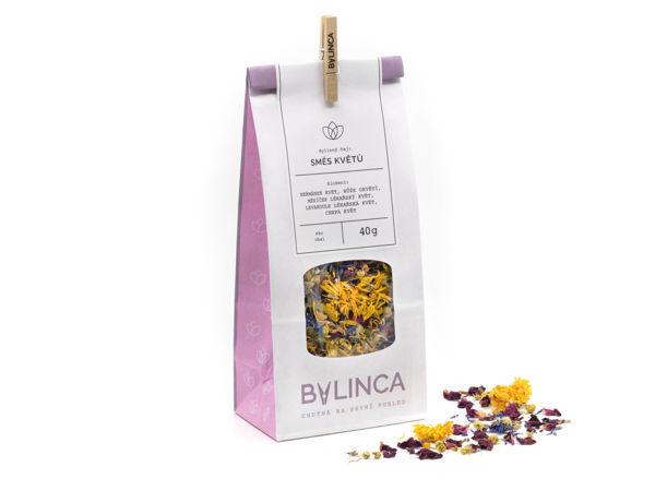 Obrázek Bylinný čaj - Směs květů 40 g BYLINCA